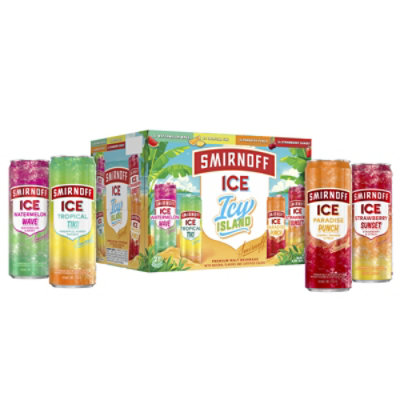 Smirnoff Ice Icy Variety Cans - 12-12 FZ - Image 1