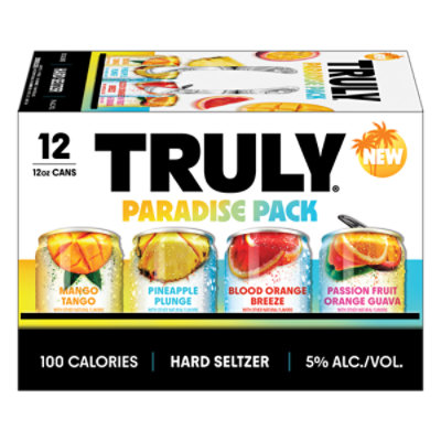 Truly Paradise Pack Hard Seltzer In Cans - 12-12 FZ - Image 7