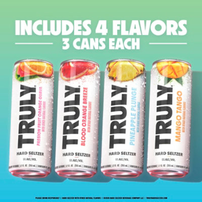 Truly Paradise Pack Hard Seltzer In Cans - 12-12 FZ - Image 3