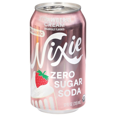 Nixie Soda Strawberry Cream 12fz - 12 FZ