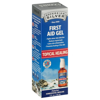 Sovereign Silver Silver First Aid Gel - 2 OZ - Image 1