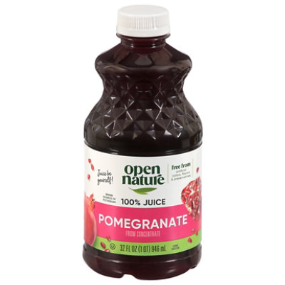 Open Nature Pomegrenate Juice 32 Fz - 32 FZ