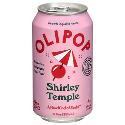 Olipop Prebiotic Soda Shirley Temple - 12 FZ - Image 1