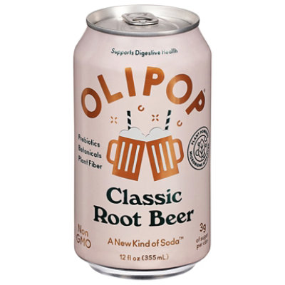 Olipop Prebiotic Root Beer 12fz - 12 FZ - Image 1
