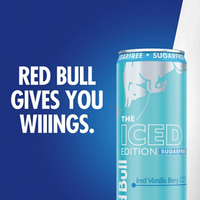 Red Bull Iced Edition Sugarfree Iced Vanilla Berry 80mg Caffeine Energy Drink - 4-8.4 Fl. Oz. - Image 8