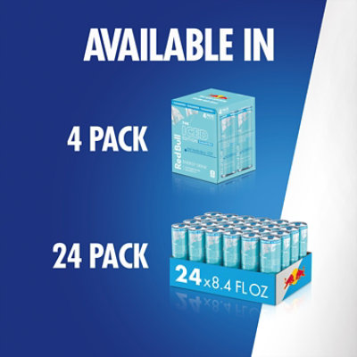 Red Bull Iced Edition Sugarfree Iced Vanilla Berry 80mg Caffeine Energy Drink - 4-8.4 Fl. Oz. - Image 7