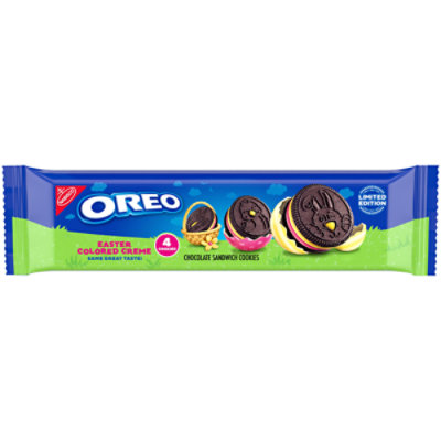 Oreo Limited Edition Easter Colored Creme Chocolate Sandwich Cookies - 2.04 Oz - Image 1