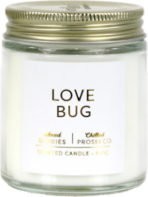 Overjoyed Boutique Mini Mason Candle Love Club - Each - Image 1