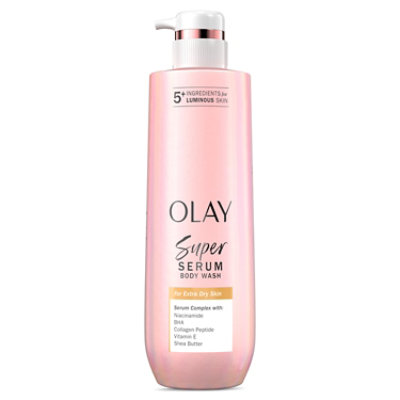 Olay Super Serum Extra Dry Skin Body Wash 20 Fl Oz - 20 FZ - Image 1