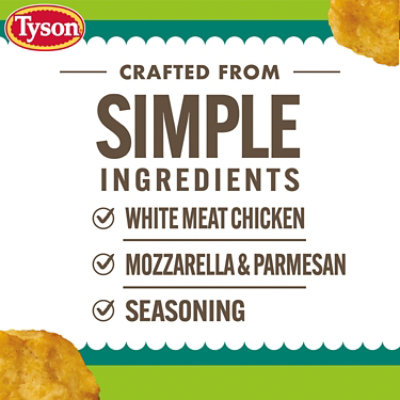 Tyson High Protein Unbreaded Simple Ingredients Chicken Nuggets - 22 Oz - Image 2
