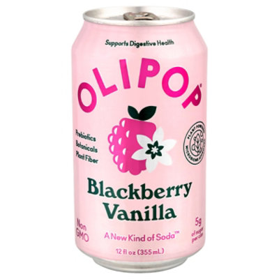 Olipop Soda Blackberry Vanilla - 12 FZ - Image 1