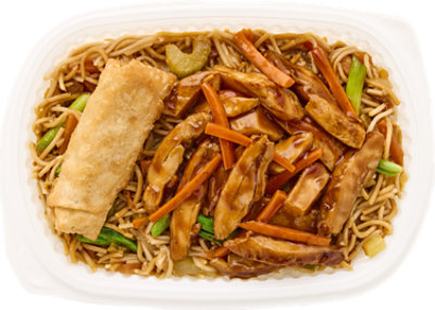 Teriyaki Chicken Lo Mein Egg Roll Meal - Each - Image 1