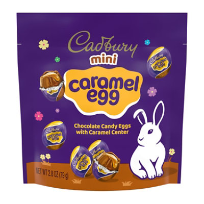 Cadbury Mini Caramel Egg Chocolate With Caramel Easter Candy -2.8 Oz - Image 1