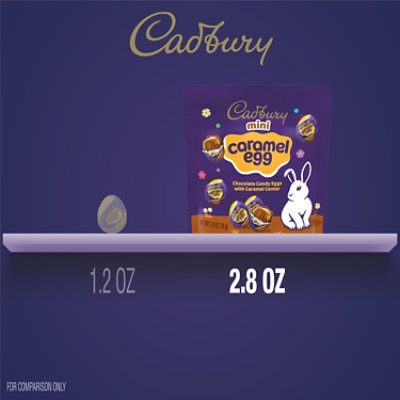 Cadbury Mini Caramel Egg Chocolate With Caramel Easter Candy -2.8 Oz - Image 5