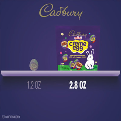 Cadbury Mini Creme Egg Chocolate With Fondant Easter Candy - 2.8 Oz - Image 5