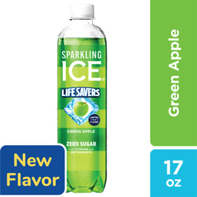 Sparkling Ice Life Savers Green Apple 17 Fz - 17 FZ - Image 1