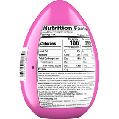 Nerds Easter Novelty Egg - 3 OZ - Image 2