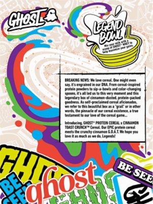 Ghost Cinnamon Toast Crunch Cereal - 9.2OZ - Image 5