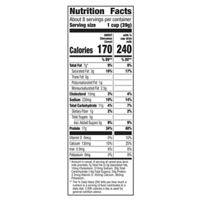 Ghost Cinnamon Toast Crunch Cereal - 9.2OZ - Image 3