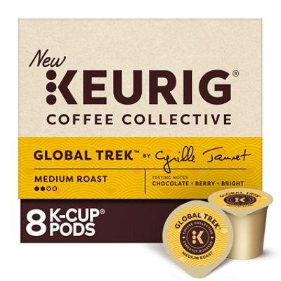 Keurig Coffee Collective Global Trek Medium Roast K Cup Coffee Pods - 8 Count - Image 1