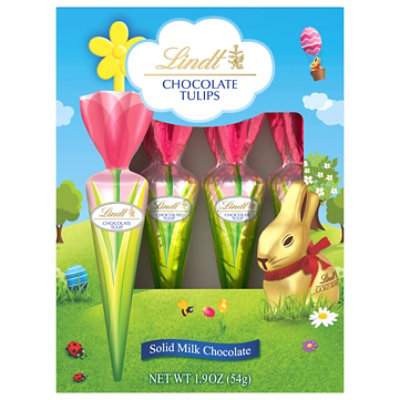 Lindt Chocolate Tulips 4pk - 1.9 OZ - Image 1