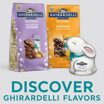 Ghirardelli Milk Chocolate Cookie Bunnies - 4.1 Oz - Image 2