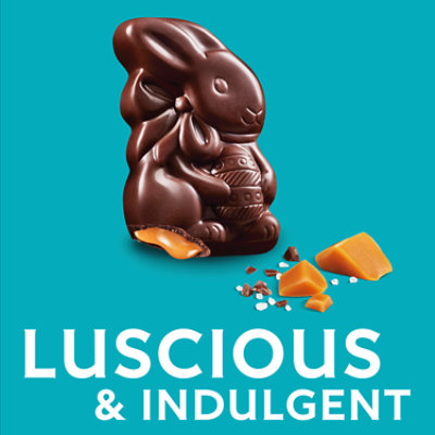 Ghirardelli Dark Chocolate Sea Salt Caramel Bunnies - 4.1 Oz - Image 2