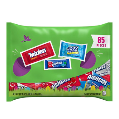 Airheads Jolly Rancher And Twizzlers Assorted Fruit Flavored Easter Candy Varieyt Bag - 85-26.16 Oz - Image 1