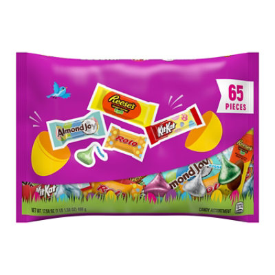 Hershey Egghunt Purple Chocolate 65pc - 17.58 OZ - Image 1