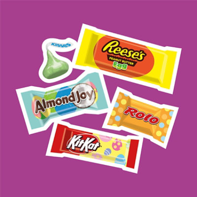 Hershey Egghunt Purple Chocolate 65pc - 17.58 OZ - Image 3