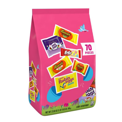Hershey Assorted Flavored Easter Candy - 70-27.83 Oz - Image 1