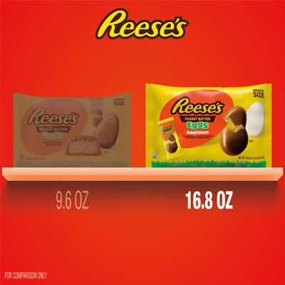 Reese's Assorted Flavored  Peanut Butter Eggs Easter Candy Snack Size - 16.8 Oz - Image 5