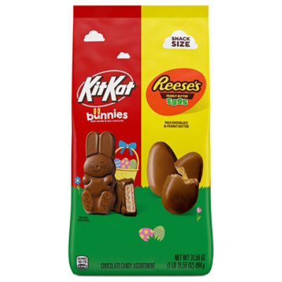 Reese's And KitKat Assorted Milk Chocolate Easter Candy Snack Size - 31.55 Oz - Image 3