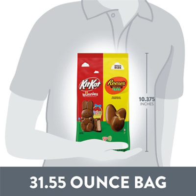 Reeses & Kitkat Shapes Xl - 31.55 OZ - Image 5