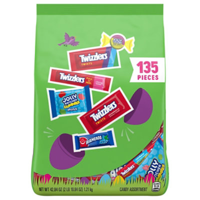 Airheads Jolly Rancher And Twizzlers Assorted Fruit Flavored Easter Candy Variety Bag - 135-42.84 Oz - Image 3
