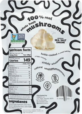 Evil Snacks Mushroom Chips, Crunchy Sea Salt Original 2oz - 2 OZ - Image 5