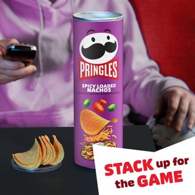 Pringles Spicy Loaded Nachos 5.5oz - 5.5 OZ - Image 4