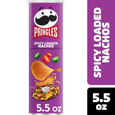 Pringles Spicy Loaded Nachos 5.5oz - 5.5 OZ - Image 1