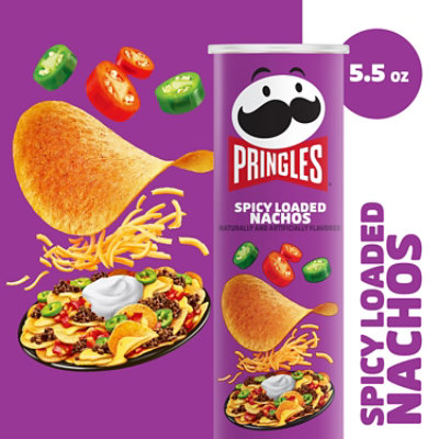 Pringles Spicy Loaded Nachos 5.5oz - 5.5 OZ - Image 3