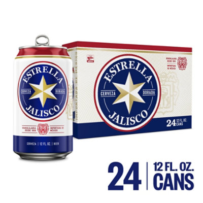 Estrella Cerveza Jalisco In Cans - 24-12 FZ - Image 1