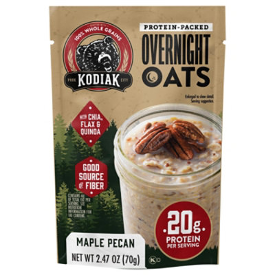 Kodiak Overnight Oats Maple Pecan - 2.47 OZ - Image 2