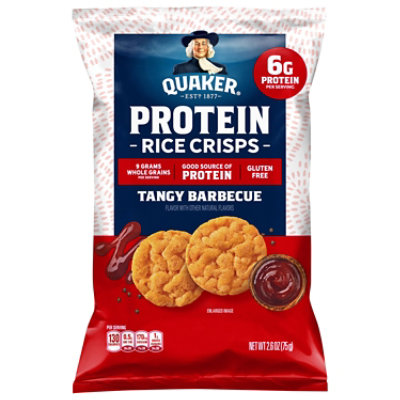 Quaker Protein Rice Crisps Tangy Bbq 2.6oz - 2.6 OZ - Image 2