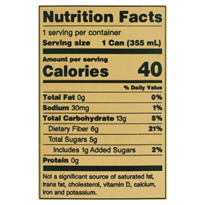 Olipop Prebiotic Crisp Apple 12fz - 12 FZ - Image 1