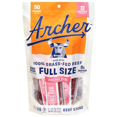 Archer Beef Sticks Prime Rib 8oz - 8 OZ - Image 2