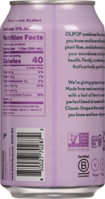 Olipop Prebiotic Grape 12fz - 12 FZ - Image 5
