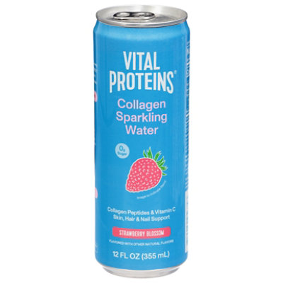 Vital Proteins Collagen Strawberry 12fz - 12 FZ - Image 1