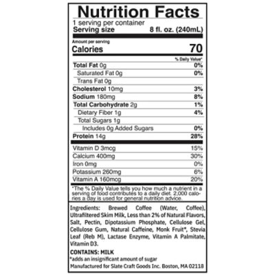 Slate Protein Vanilla 4-8fz - 4-8 FZ - Image 3