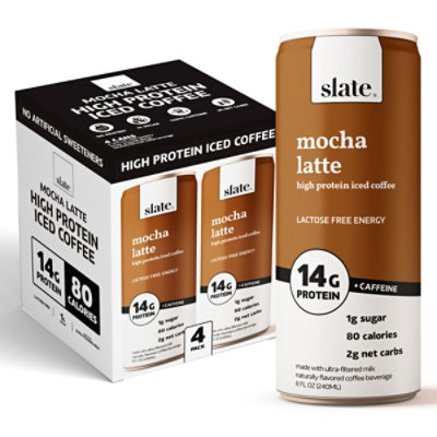 Slate Protein Mocha 4-8fz - 4-8 FZ - Image 1