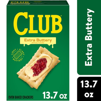 Club Crackers Extra Buttery Lunch Snacks - 13.7 Oz