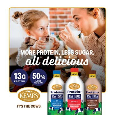 Kemps Milk Protein Plus Ultra Filtered Esl Lactose Free 2% Reduced Fat 48 Fz - 48 FZ - Image 2